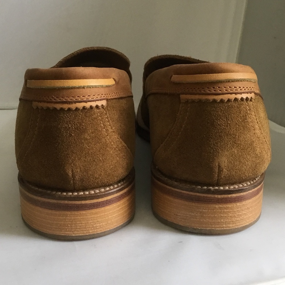 Men's Suede Slip-On Loafers in Brown - Picture 2 of 5